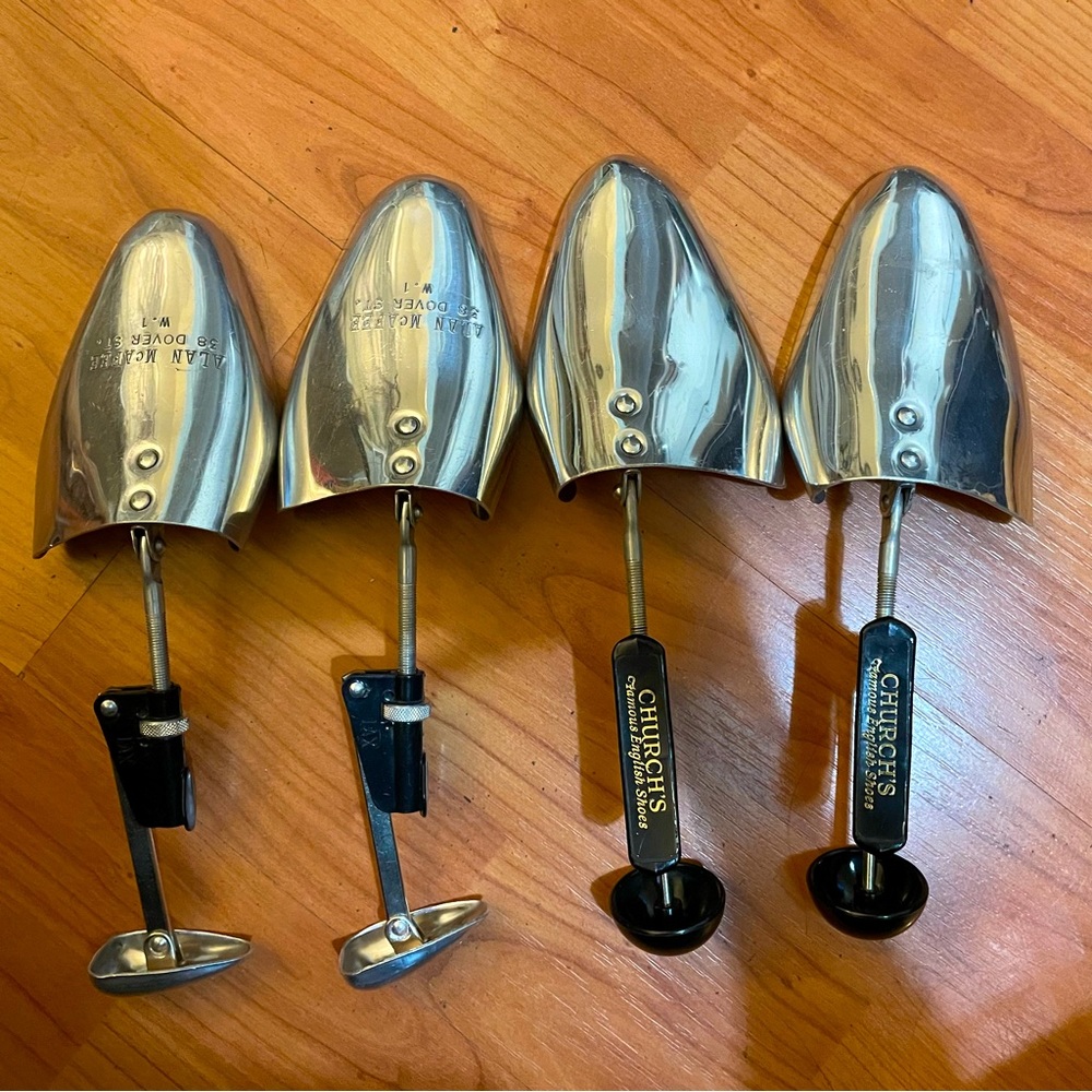 Vintage Metal Shoe Tree 7 X 8 Medium, made in England - Alan McAFEE & Church’s